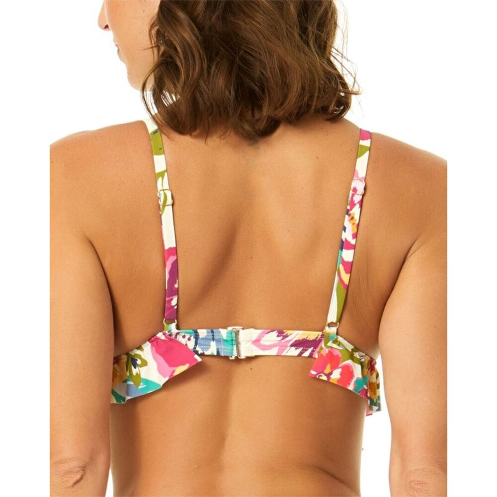Cece Womens  Triangle Ruffle Top - Picture 2 of 3